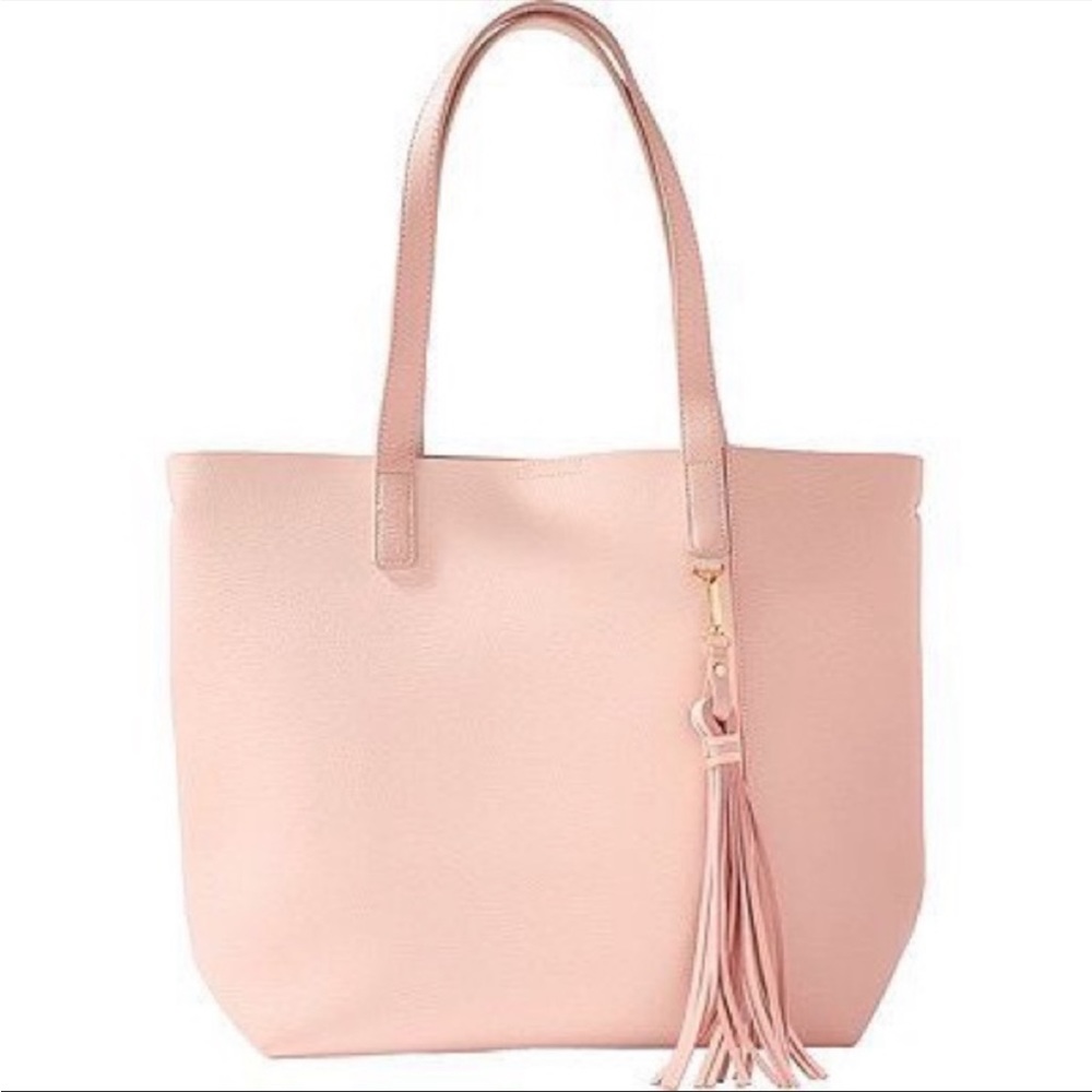 ULTA BEAUTY Pink Convertible Tote w/Tassel NWT